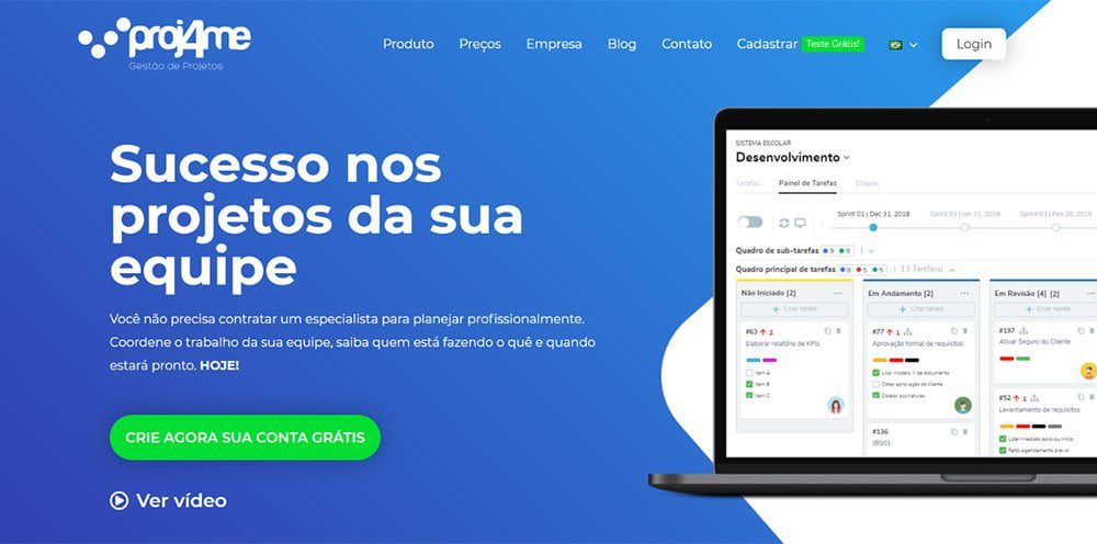 home Proj4me versão a