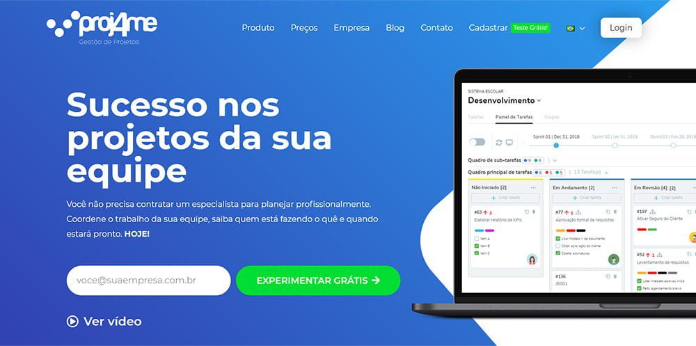 home Proj4me versão b