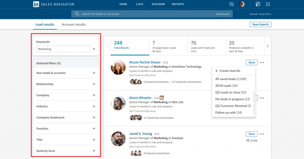 Sales Navigator