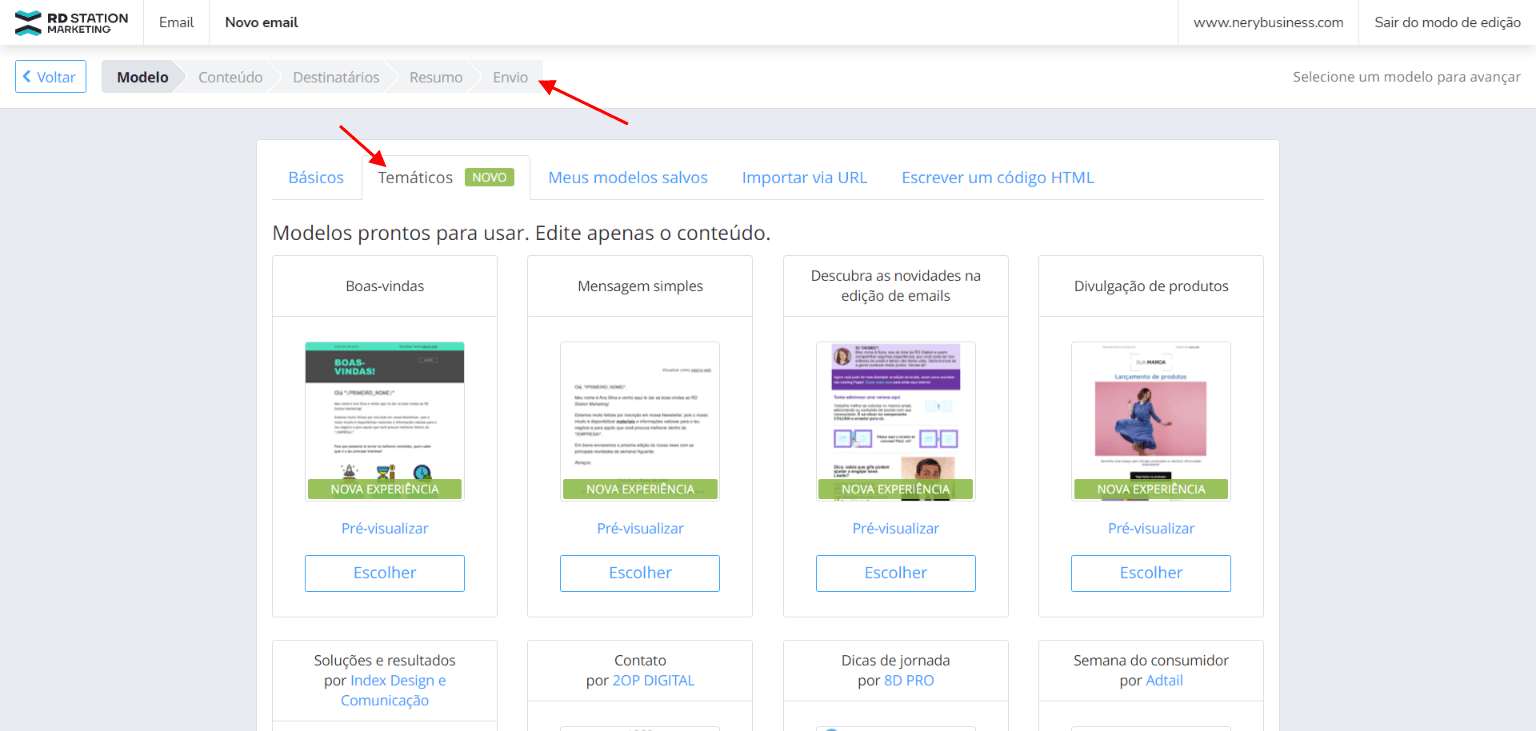 Criação de Campanha de Email no RD Station Marketing